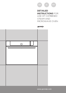 Handleiding Gorenje BCMS598S19X Oven