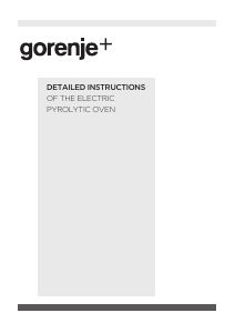 Manual Gorenje GP898B Oven