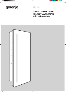 Käyttöohje Gorenje RI517E41WF Jääkaappi