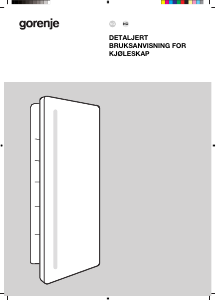 Bruksanvisning Gorenje RI517E62WF Kjøleskap
