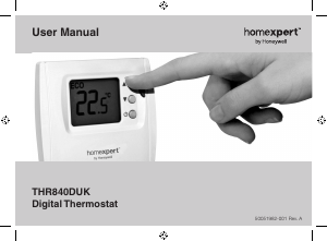 Handleiding Honeywell THR840DUK Homexpert Thermostaat