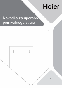 Priročnik Haier XF0C3TB0FW Pomivalni stroj