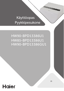 Käyttöohje Haier HW90-BPD13386GU1 Pesukone