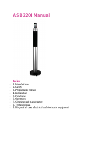 Handleiding Akai ASB220I Speakerdock