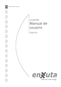 Manual de uso Enxuta LENX770 Lavadora