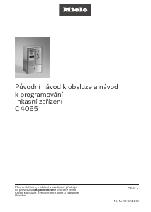 Manuál Miele C 4065 Registrační pokladna