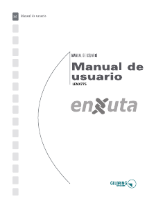 Manual de uso Enxuta LENX775 Lavadora