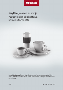Käyttöohje Miele CVA 7440 125 Gala Ed Kahvikone