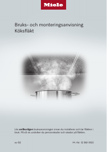 Bruksanvisning Miele DAE 1530 Köksfläkt