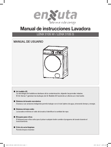 Manual de uso Enxuta LENX3105S Lavadora