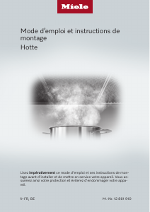 Mode d’emploi Miele DAE 1530 Hotte aspirante