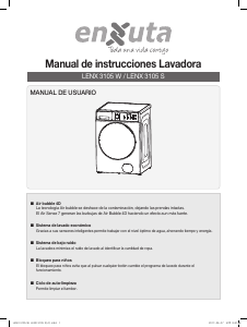 Manual de uso Enxuta LENX3105W Lavadora