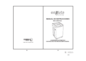 Manual de uso Enxuta LENX5000 Lavadora