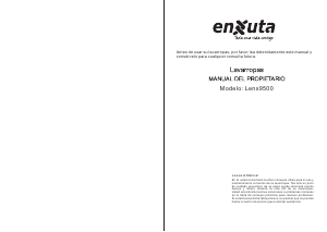 Manual de uso Enxuta LENX9500 Lavadora