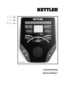 Mode d’emploi Kettler Tour 600 Console de fitness