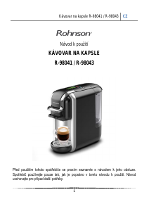 Manuál Rohnson R-98043 Kávovar