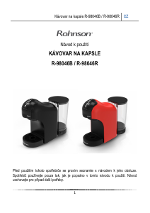 Manuál Rohnson R-98046 Kávovar