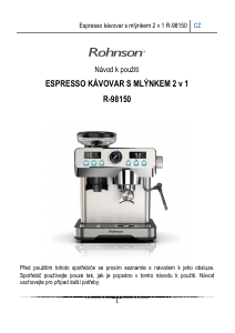 Manuál Rohnson R-98150 Kávovar