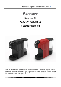 Manuál Rohnson R-98048 Kávovar