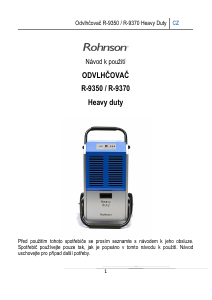 Manuál Rohnson R-9370 Vysoušeč