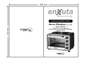 Manual de uso Enxuta HCDENX35 Horno