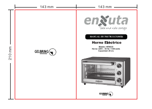 Manual de uso Enxuta HENX20 Horno