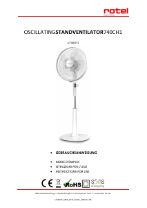 Handleiding Rotel U740CH1 Ventilator