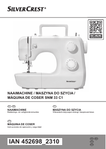 Handleiding SilverCrest IAN 452698 Naaimachine