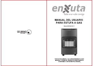 Manual de uso Enxuta EENXGV1 Calefactor