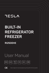 Priručnik Tesla RI2500HE Frižider – zamrzivač