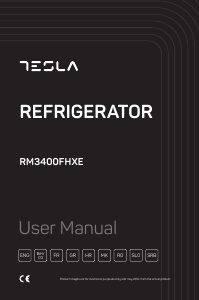 Прирачник Tesla RM3400FHXE Фрижидер-замрзнувач