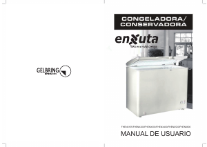 Manual de uso Enxuta FHENX600 Congelador