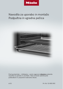 Priročnik Miele H 2455 E ACTIVE Pečica