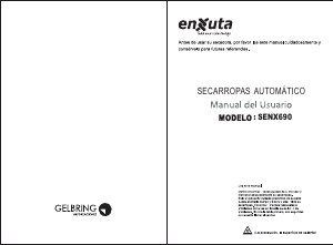 Manual de uso Enxuta SENX690 Secadora