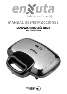 Manual de uso Enxuta SDAENXS 211 Grill de contacto