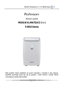 Manuál Rohnson R-8818 Alaska Klimatizace