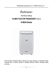 Instrukcja Rohnson R-8818 Alaska Klimatyzator