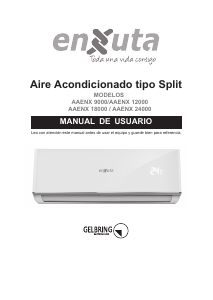 Manual de uso Enxuta AAENX 12000 Aire acondicionado