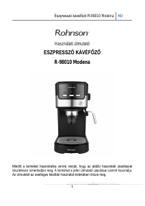 Használati útmutató Rohnson R-98010 Modena Presszógép