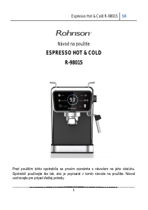 Návod Rohnson R-98015 Presovač