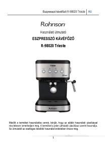 Használati útmutató Rohnson R-98020 Trieste Presszógép