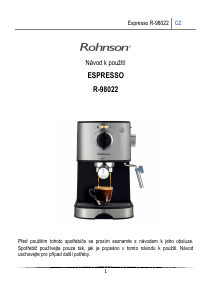 Manuál Rohnson R-98022 Kávovar na espreso