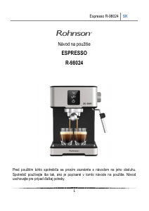Návod Rohnson R-98024 Presovač