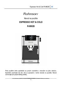 Návod Rohnson R-98028 Presovač