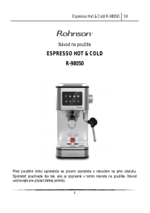 Návod Rohnson R-98050 Presovač