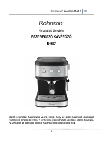 Használati útmutató Rohnson R-987 Presszógép
