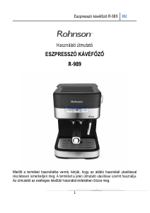 Használati útmutató Rohnson R-989 Presszógép