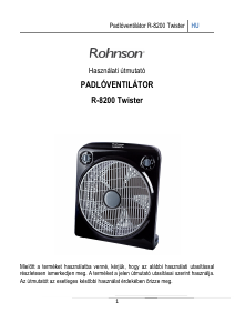 Használati útmutató Rohnson R-8200 Ventilátor
