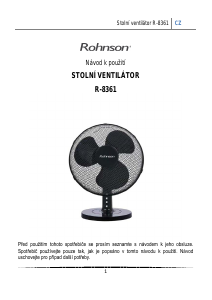 Manuál Rohnson R-8361 Větrák