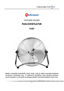 Használati útmutató Rohnson R-857 Ventilátor